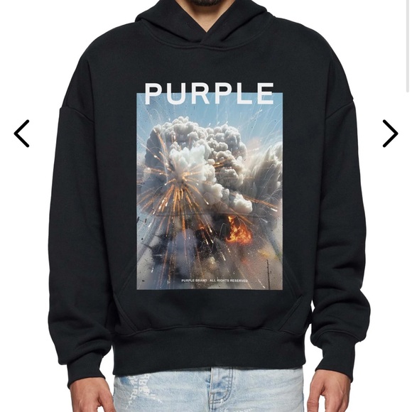 Purple Brand Fireworks Hoodie main image 0